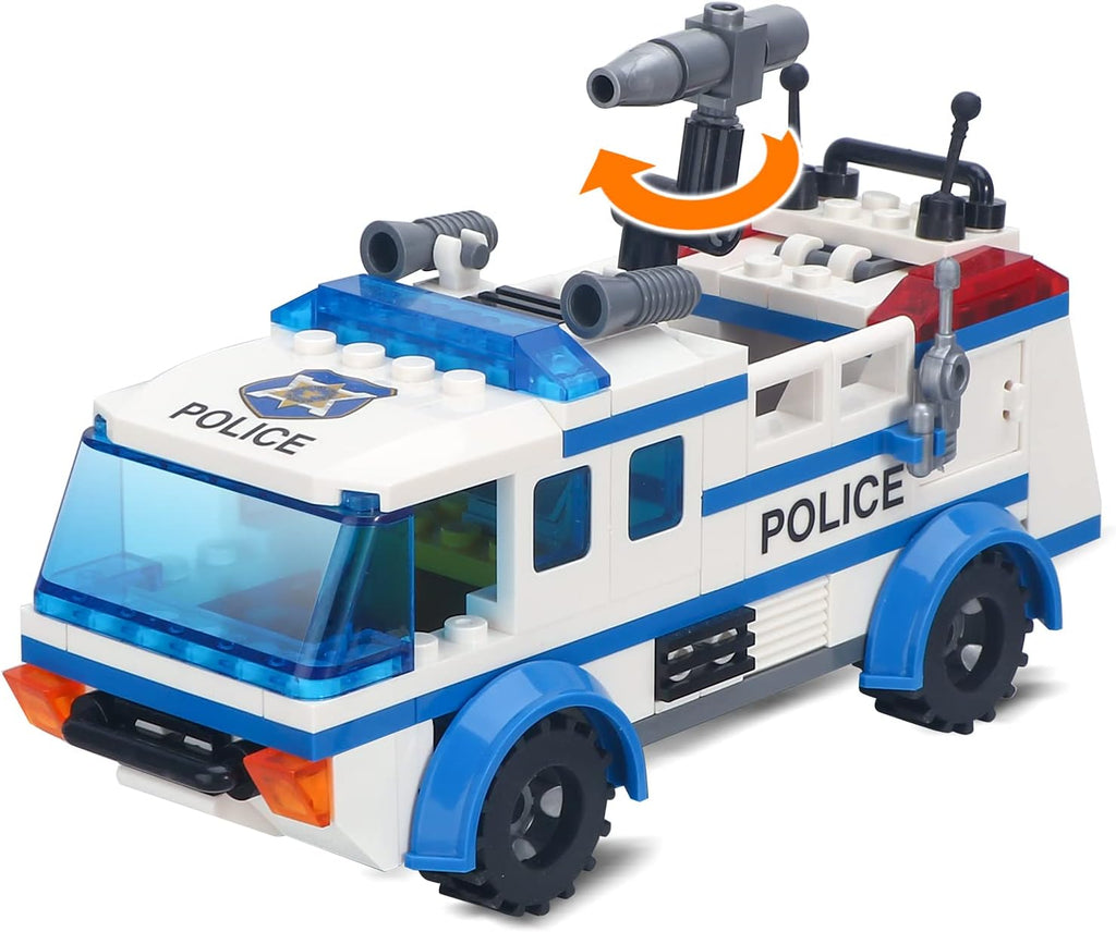 368 PCS City Police Building Set with 4 Mini Dolls R8361