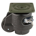 Nylon Wheel and NBR Pad Ratcheting Leveling Caster Y579