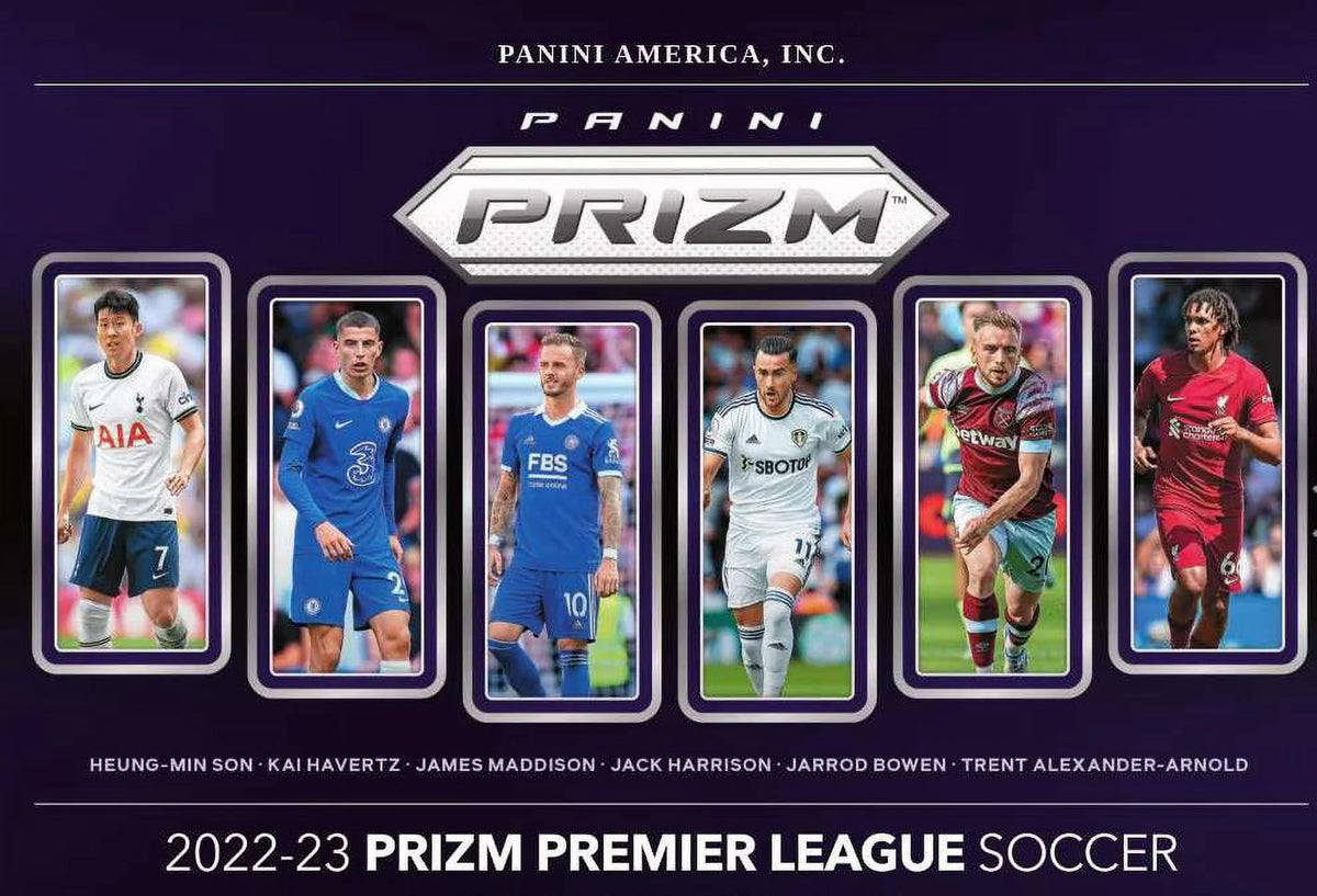 2022-23 Prizm Premier League Soccer Trading Card Blaster Box W478586