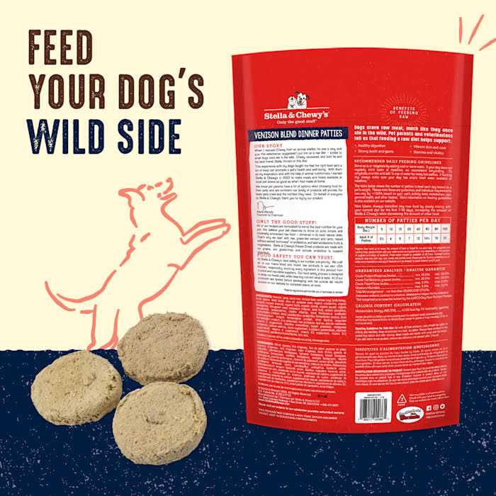 Freeze Dried Dog Food Patties K35147