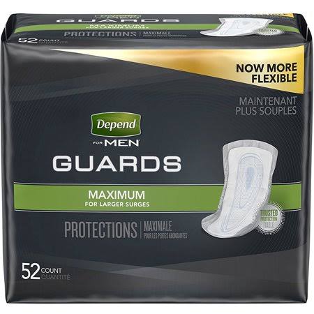 4 Pack Maximum Absorbency Incontinence Guards E27076