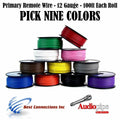 12 GA 100 ft Primary Auto Remote Power Ground Wire Cable (9 Rolls) E601