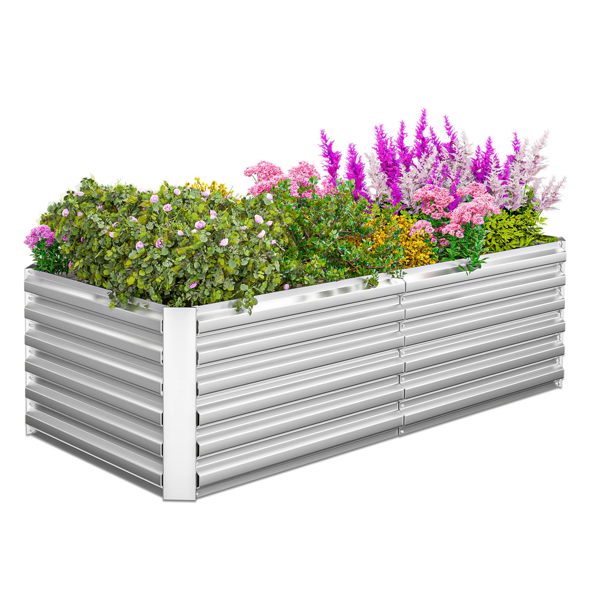 Black Metal Raised Garden Bed M92512
