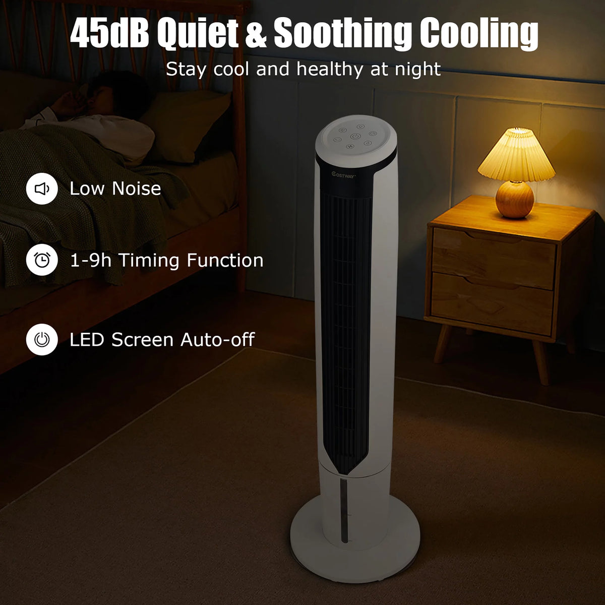41'' Evaporative Air Cooler Oscillating Fan with Remote Control V855542
