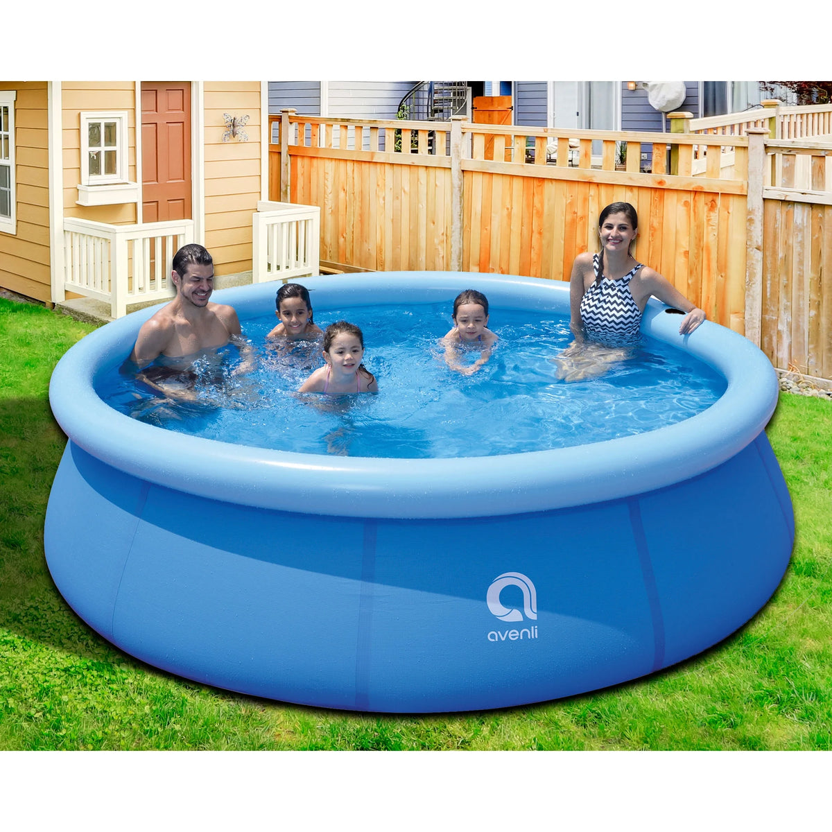 10 Ft x 30 In Inflatable Swimming Pool N45521