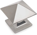 Satin Nickel Square Cabinet Knob 25 Pack W75881