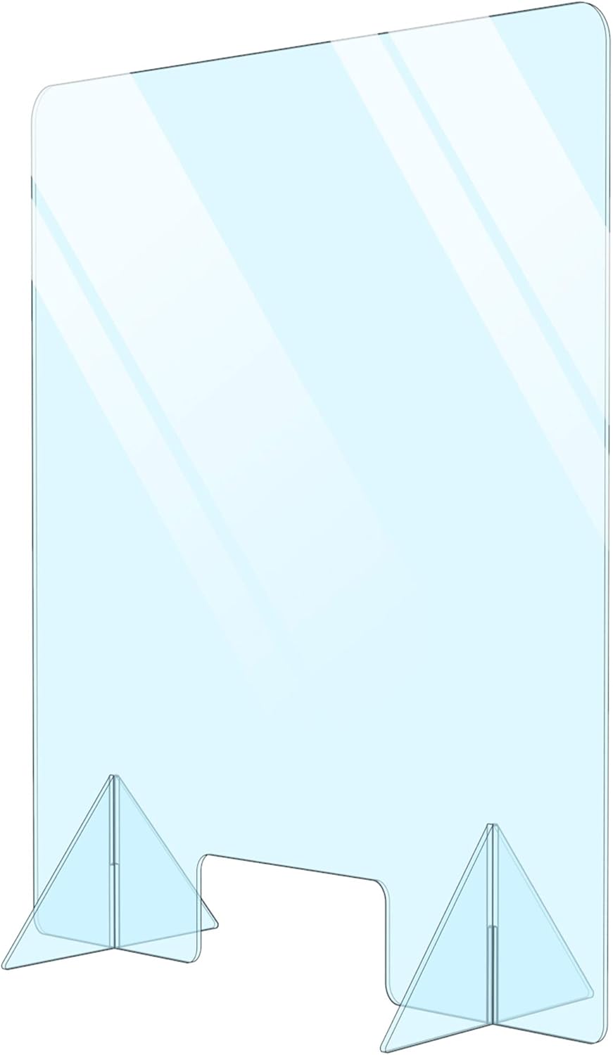 Plexiglass Sneeze Guard Shield for Counter D50357