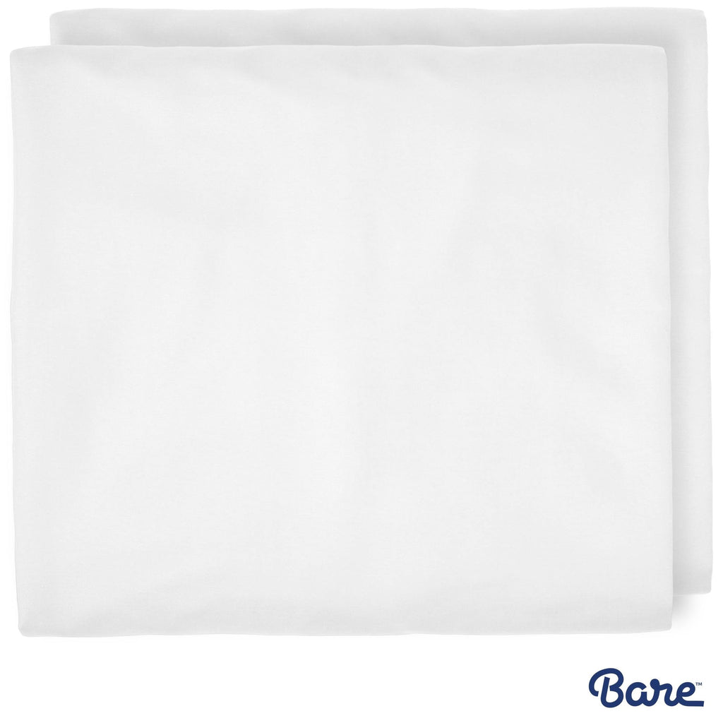2-Pack Microfiber Fitted Bottom Sheets Deep Pocket California King Light Grey B5865
