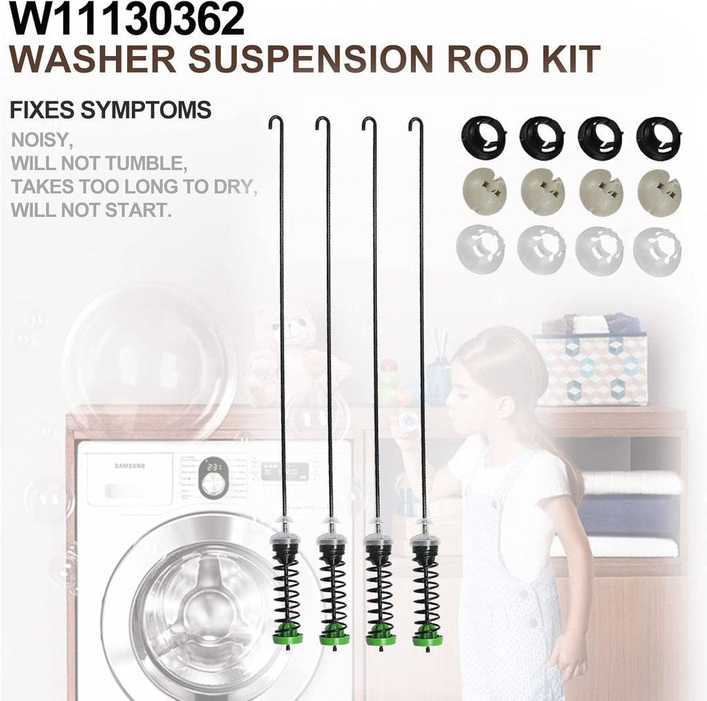 Washer Suspension Rod Kit 4 Pack P135042