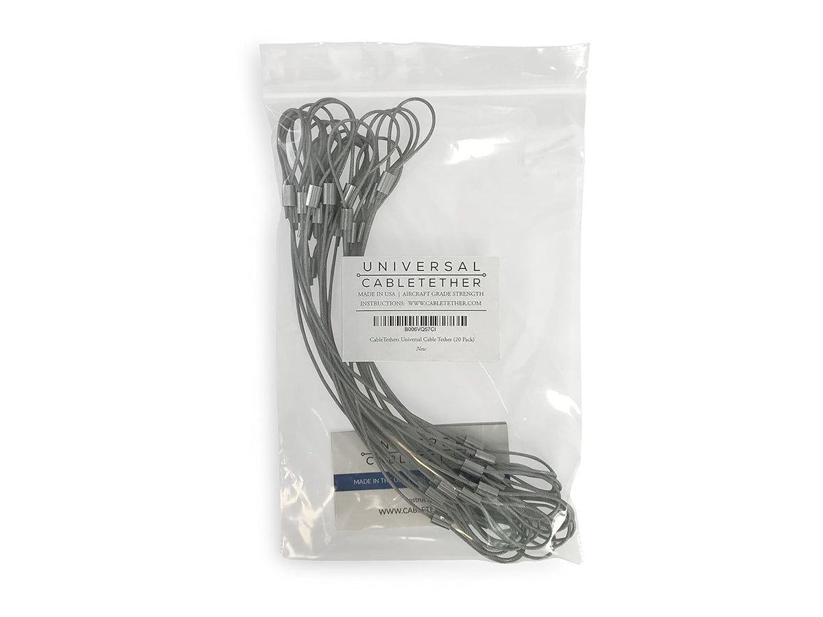 Cable Tethers 20 Pack Heavy Duty Adjustable L830931