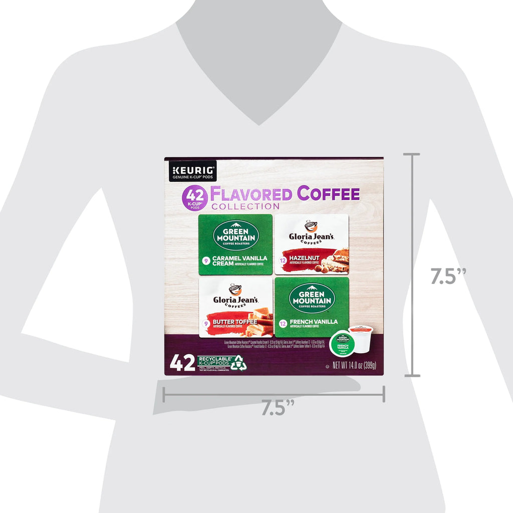 Flavored Variety Coffee K-Cup Pods, 42 Count M6175
