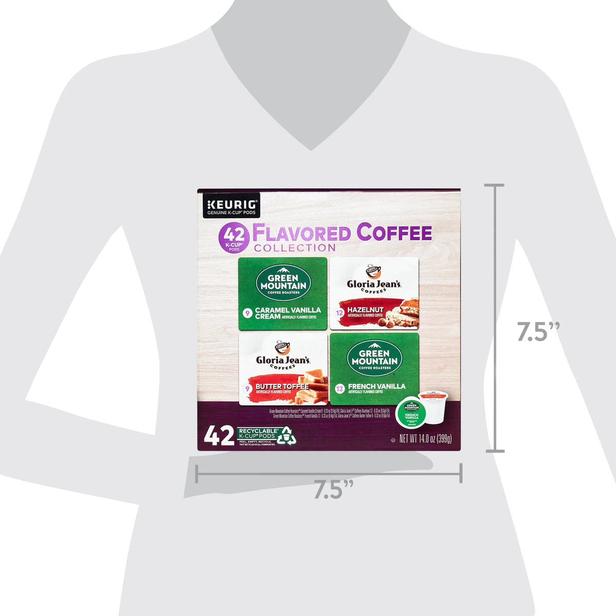 Flavored Variety Coffee K-Cup Pods, 42 Count M6175