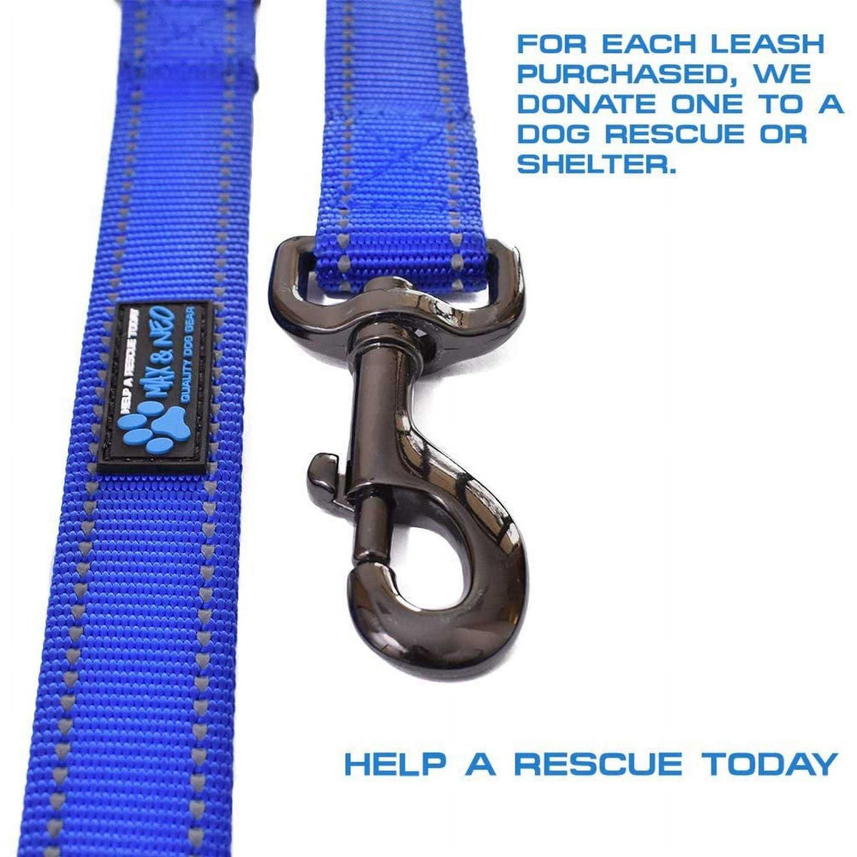 Double Handle Reflective Dog Leash M585228