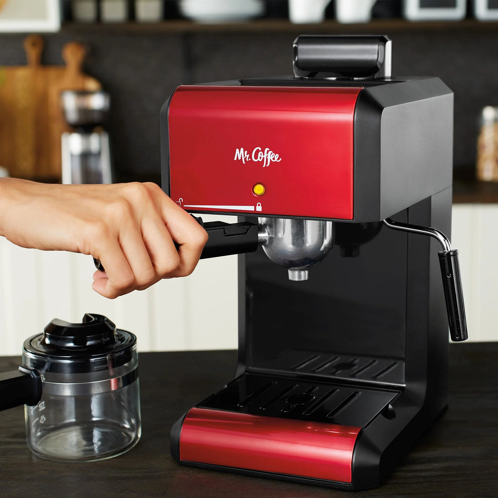 Automatic Espresso and Cappuccino Machine, 20 oz, Silver E648