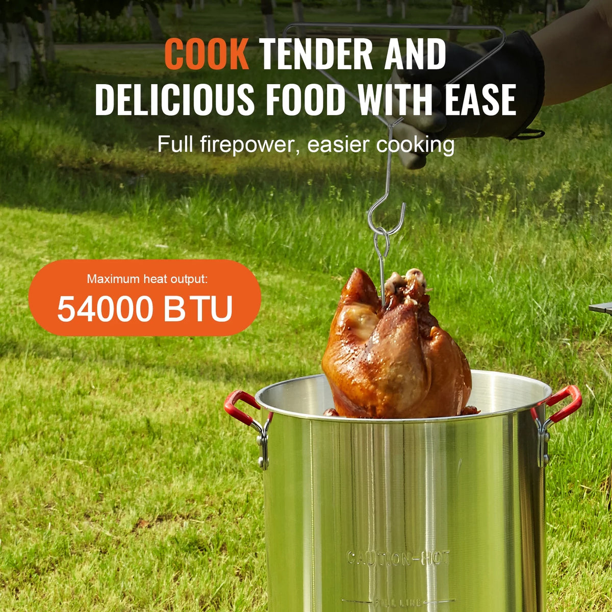 30 Qt Aluminum Propane Turkey Fryer Kit I7766
