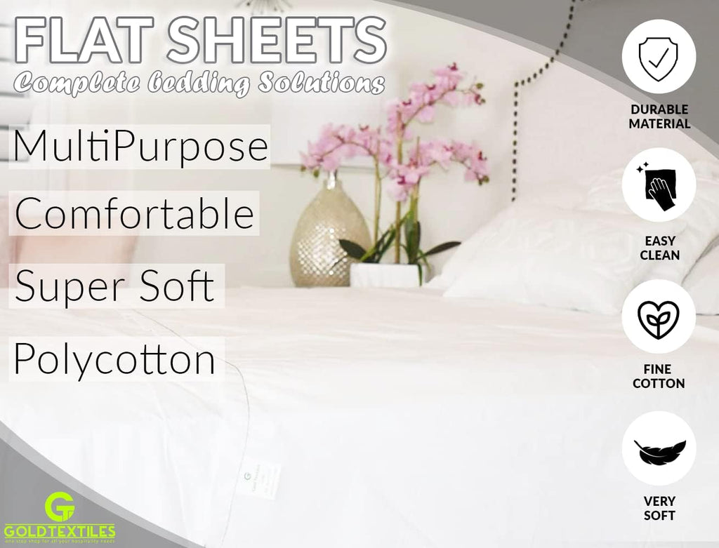 White Flat Sheet P143