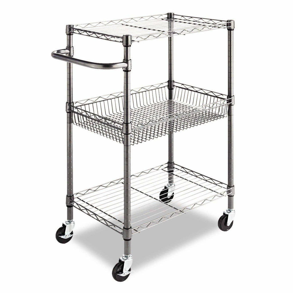 3-Tier Wire Rolling Cart U63949