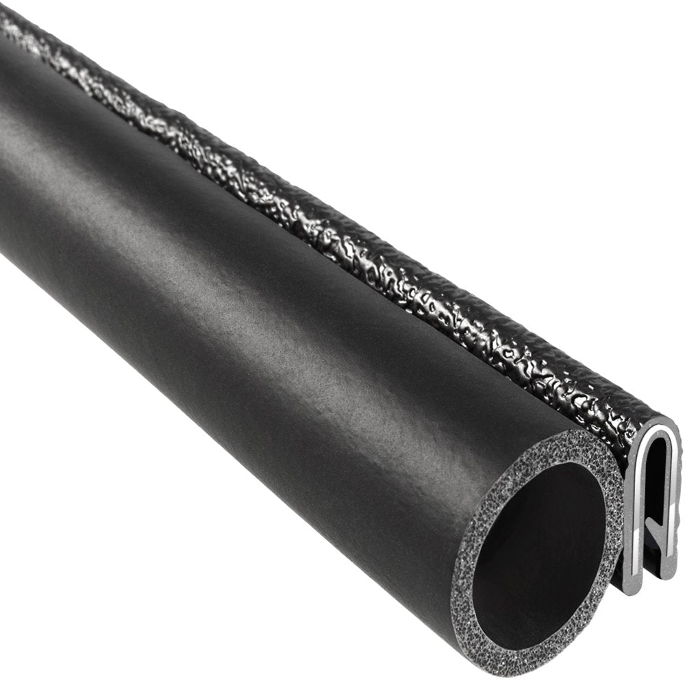 PVC EPDM Rubber Trim Seal with Side Bulb, 25' Length Y910