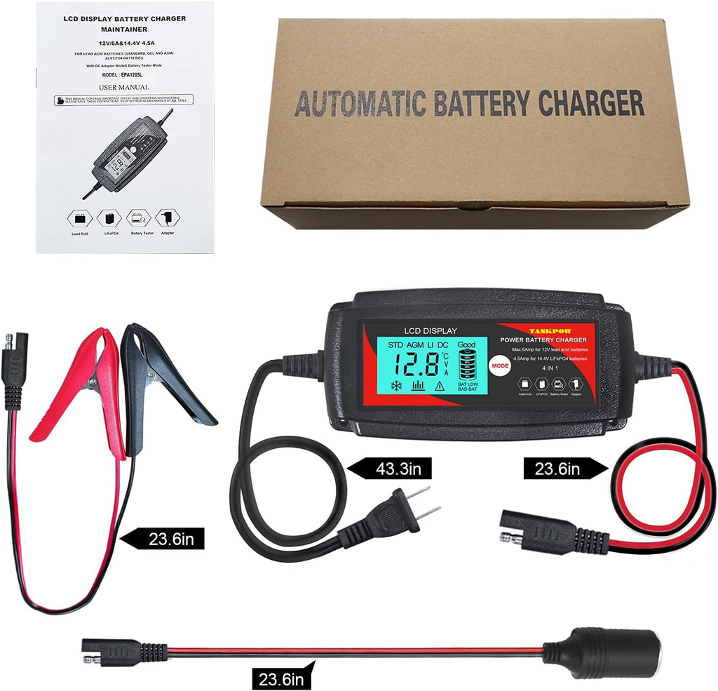 12V Fully Automatic Car Battery Charger U683038