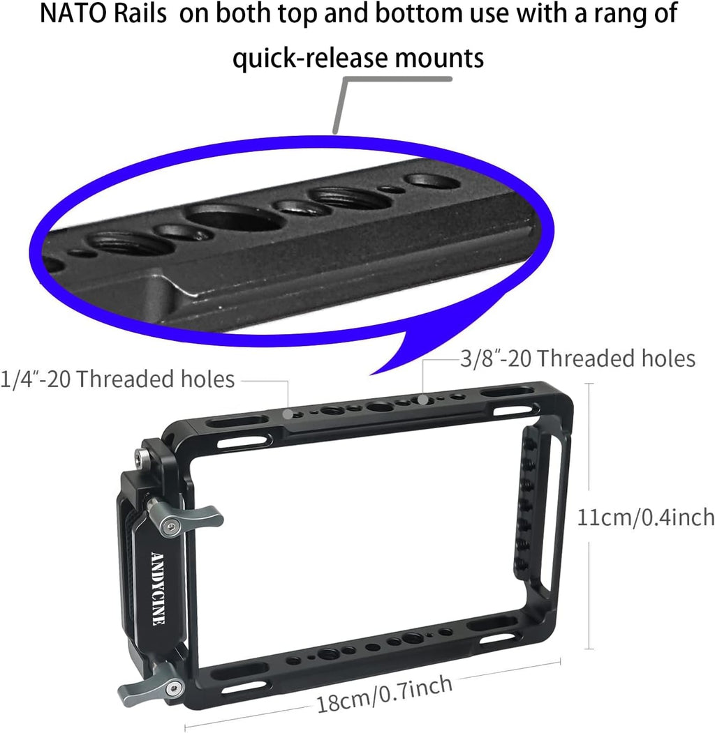 Monitor Cage with Sunhood and HDMI Cable Clamp C98123