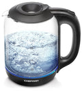1.7 Liter Electric Kettle with Removable Lid and LED Indicator Lights Black Z885