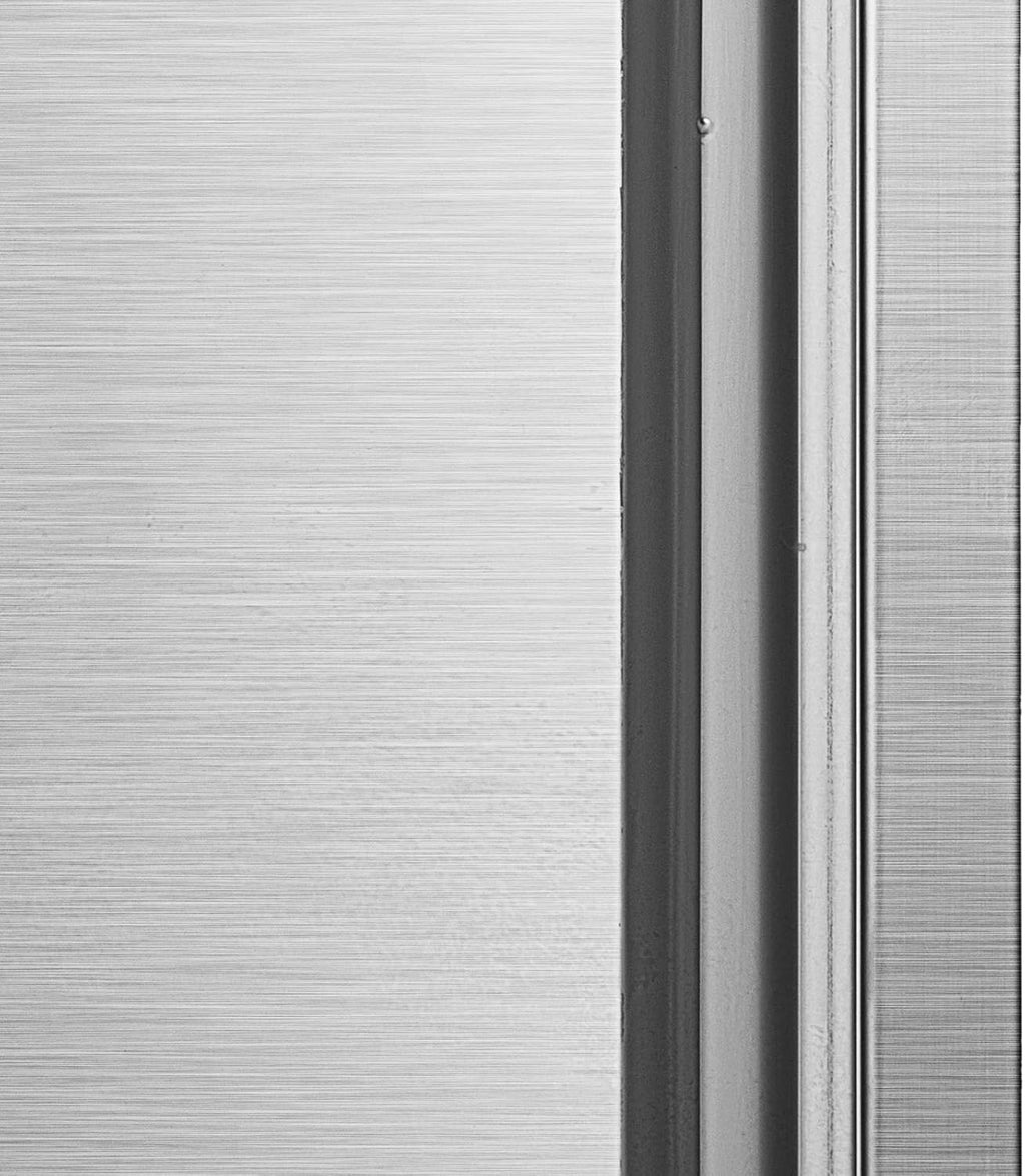 17 x 24 Inch Brushed Stainless Steel Outdoor Kitchen Door N341376