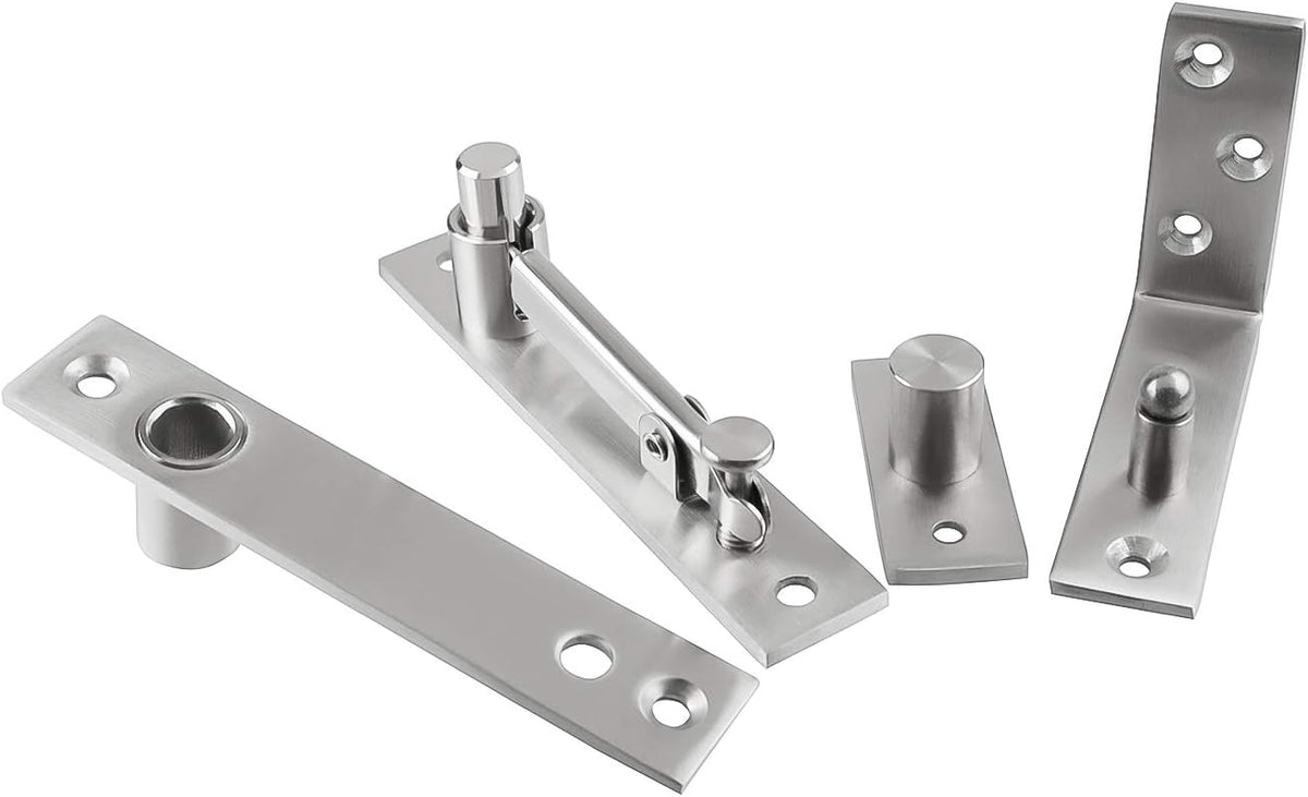 Heavy Wooden Door 360 Degree Pivot Hinge Stainless Steel Silver 18mm H7213
