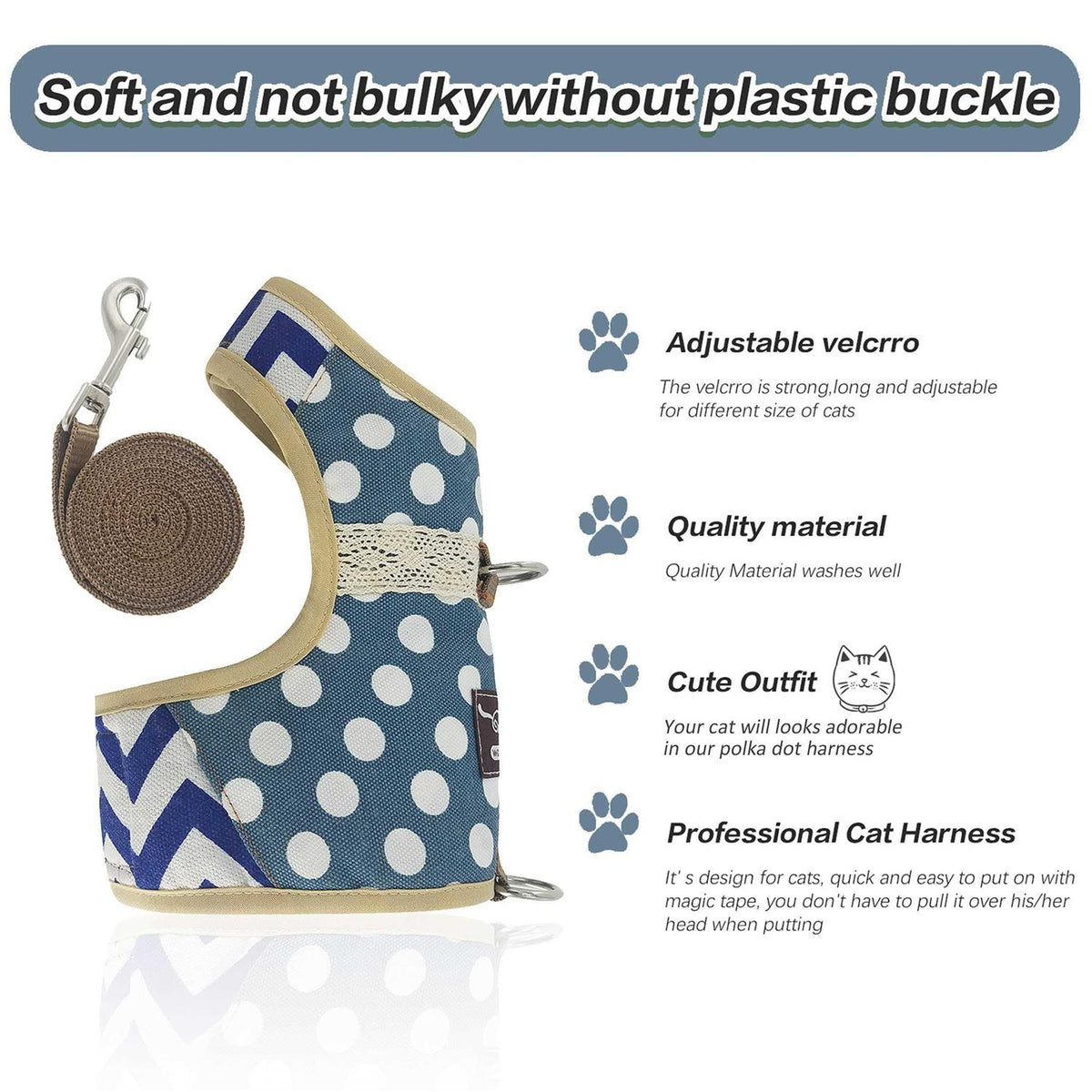 Cat Harness and Leash R162686