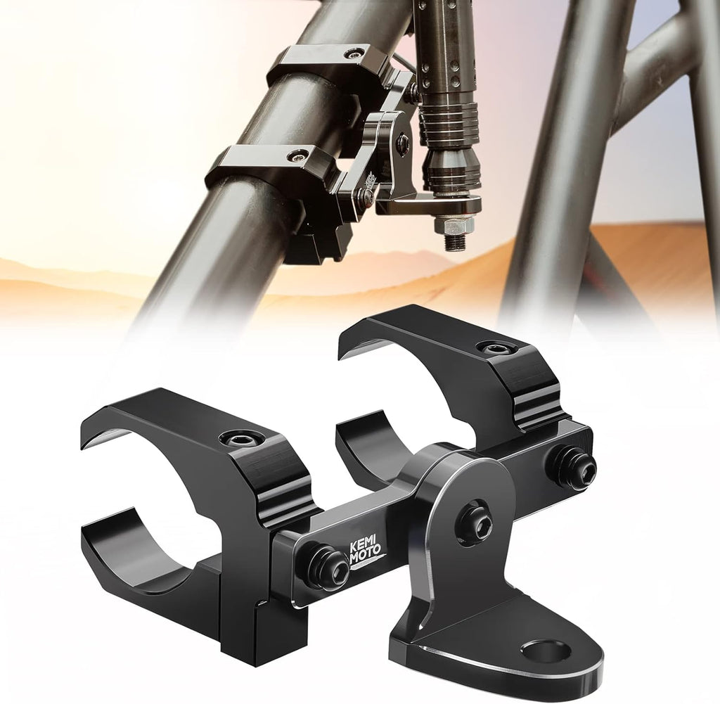 Aluminum UTV Whip Light Mount for 1.5 to 2” Roll Cage K1845
