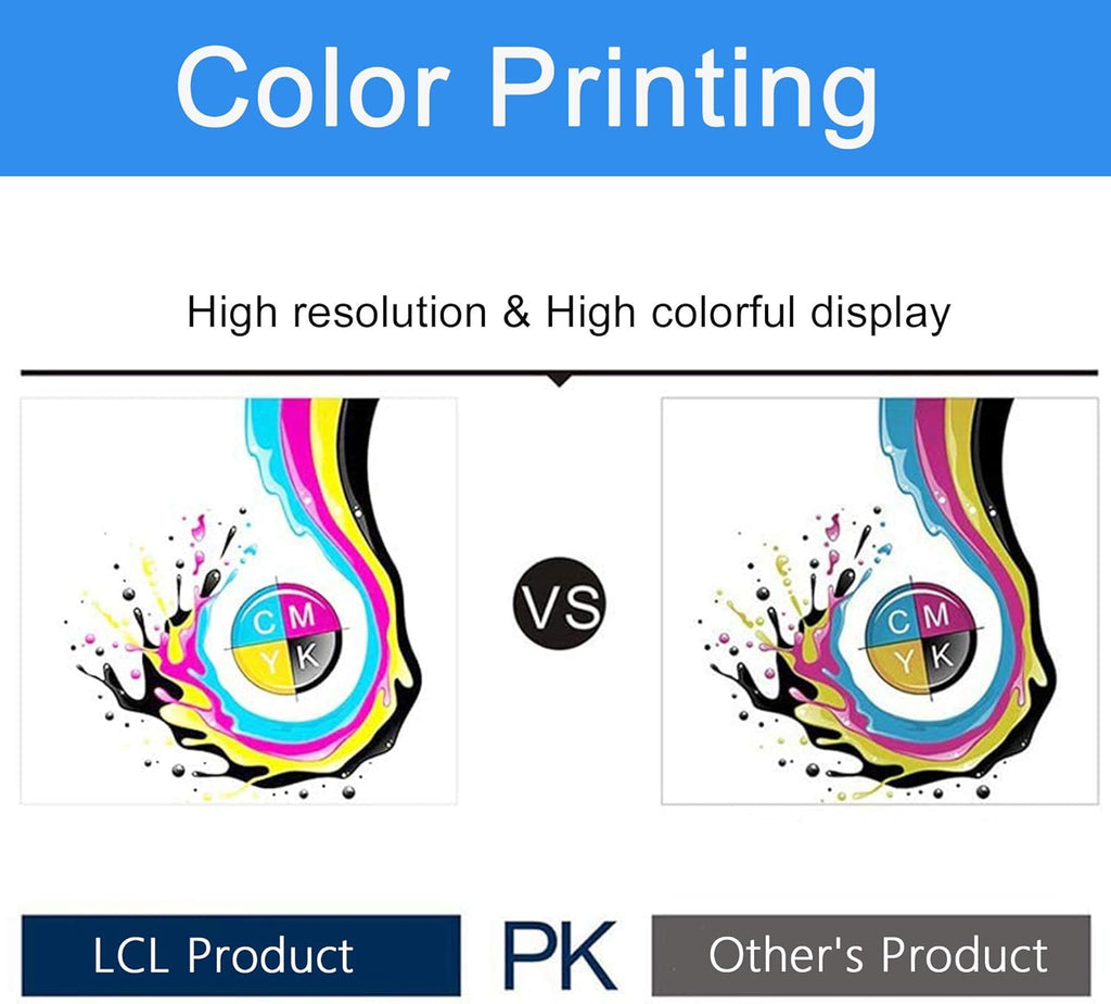 Compatible Toner Cartridge 4-Pack Black Cyan Magenta Yellow H259734