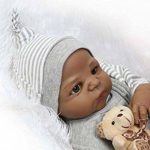 Black Reborn Baby Boy Dolls E3809