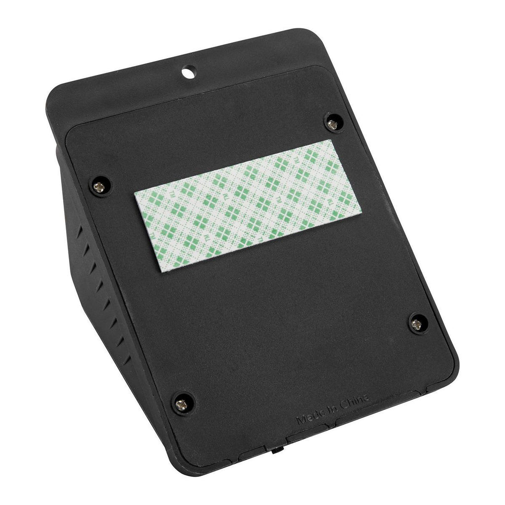 115 Lumen Wall-Mount Solar Security Light, Black Z3046