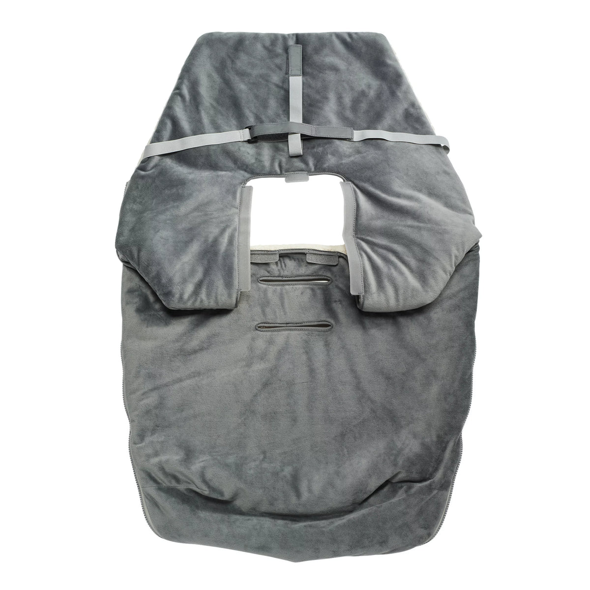Sherpa-Lined Toddler Car Seat Cover and Bunting Bag Black K2952