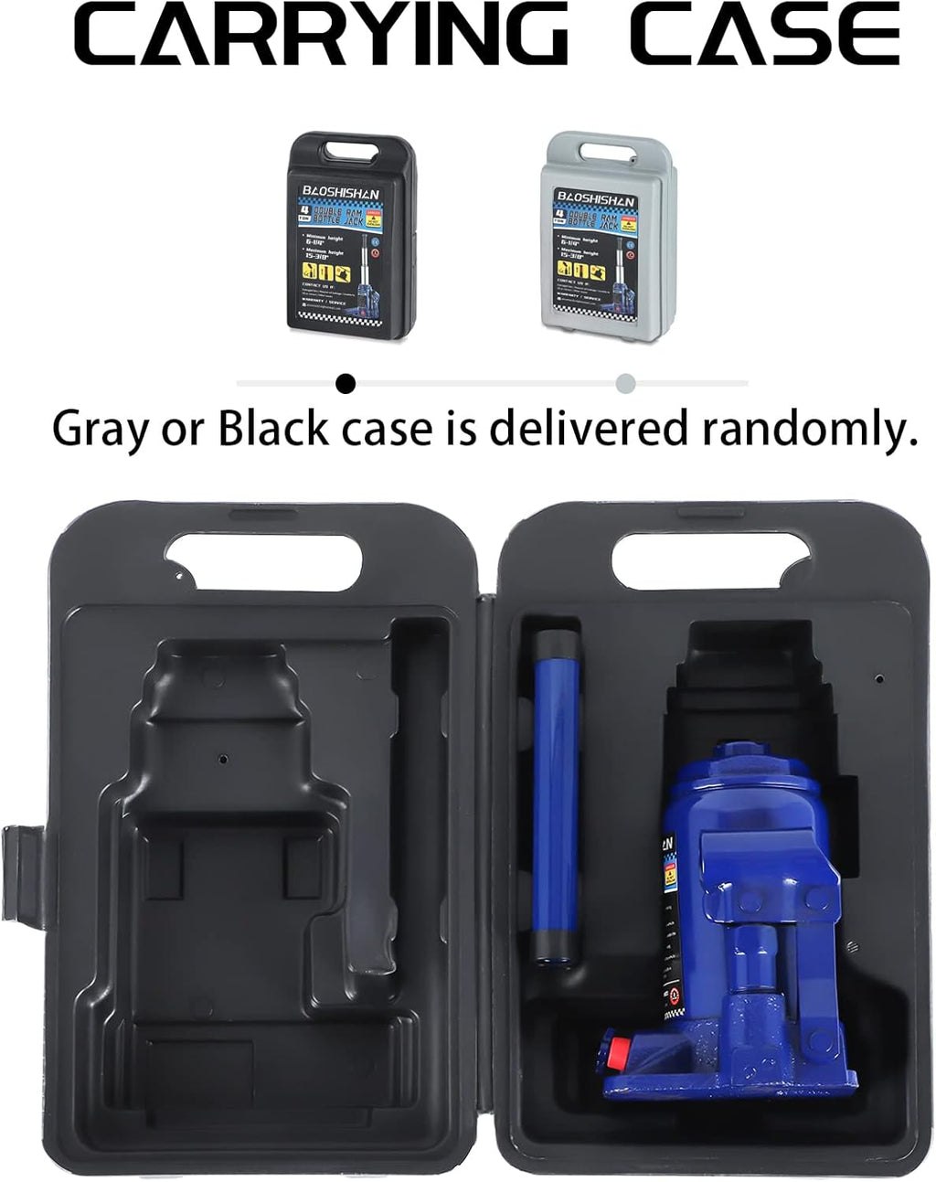 4 Ton Hydraulic Bottle Jack with Carrying Case V16783