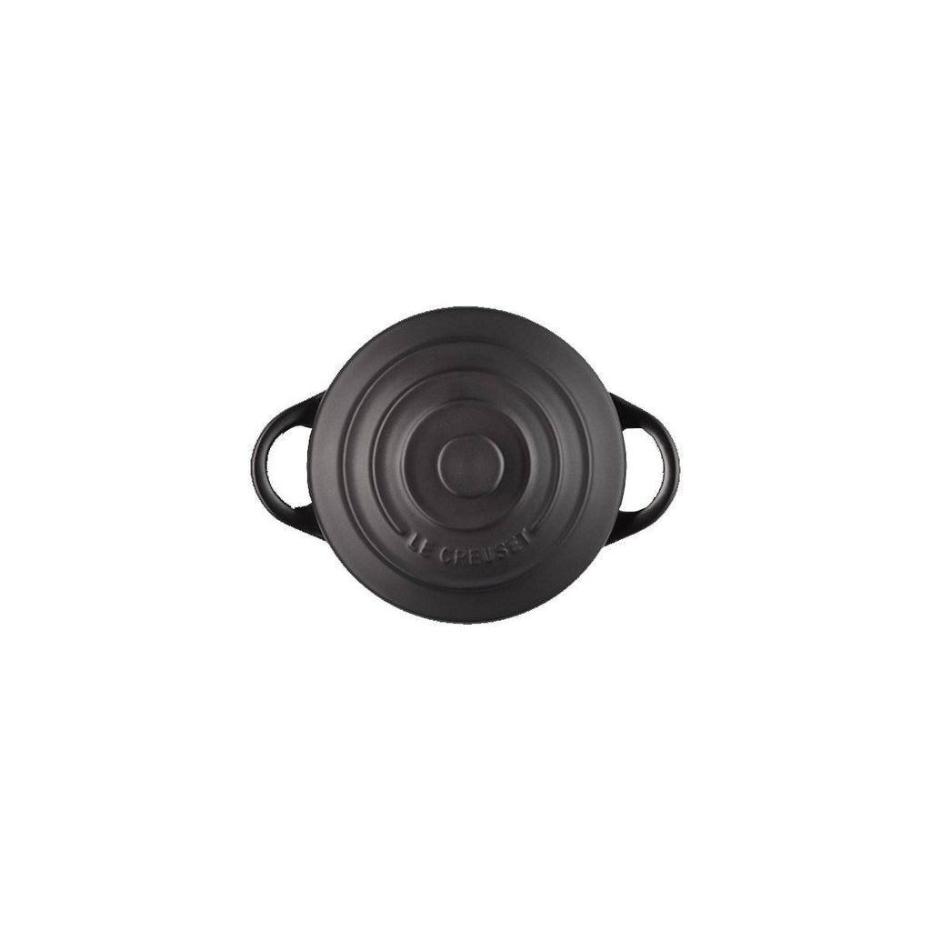 Satin Black Stoneware Casserole Dish Z74960