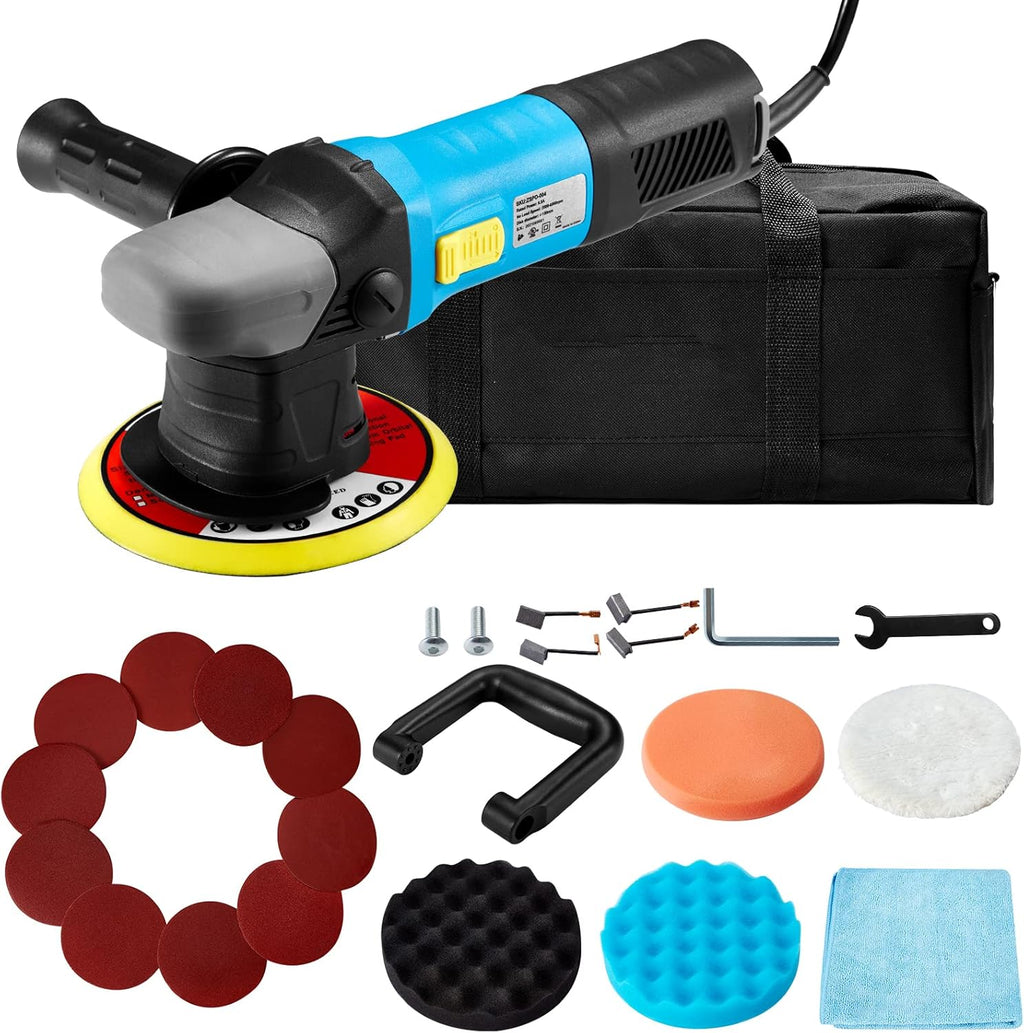 6-inch 800W Variable Speed Random Orbital Buffer Polisher F962