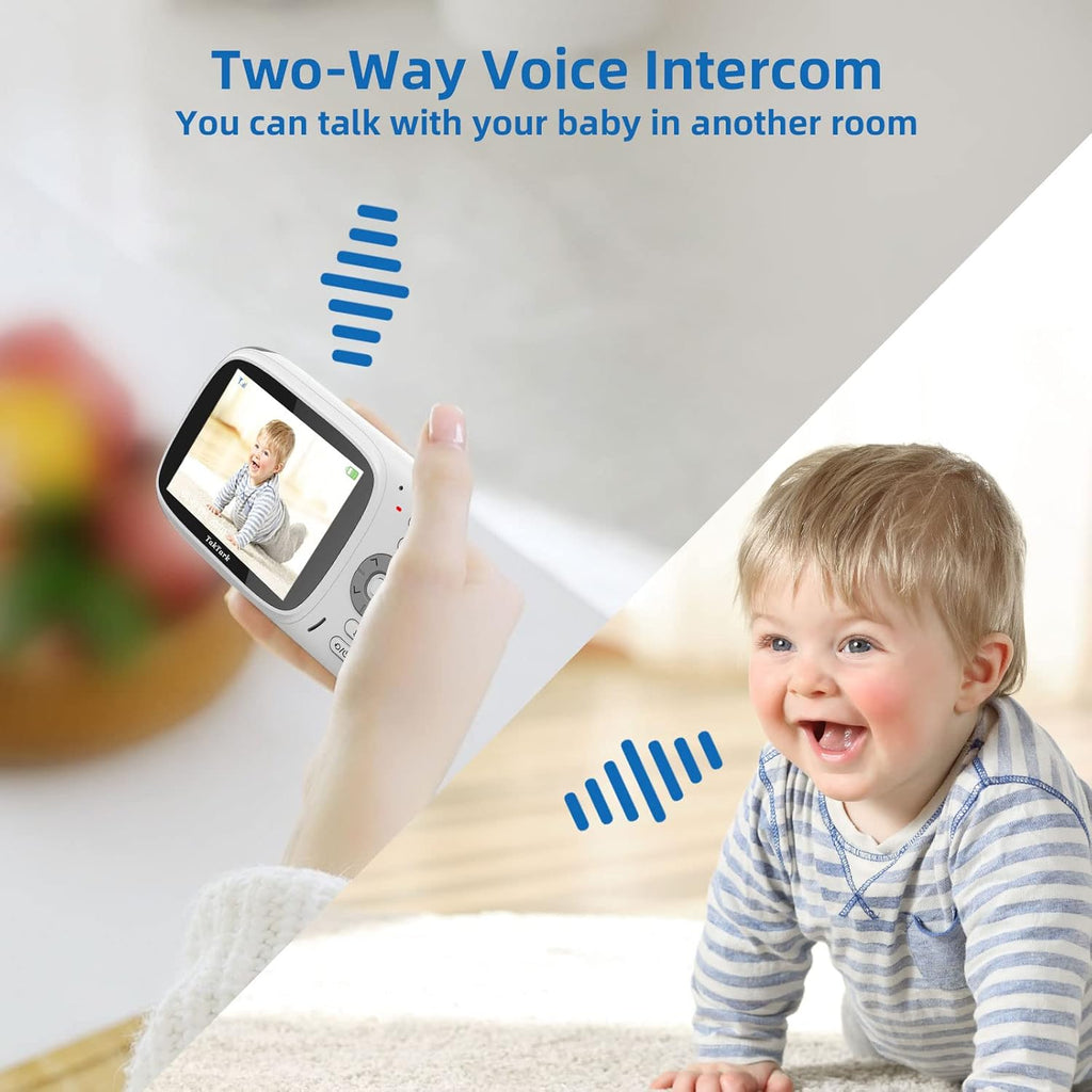 Video Baby Monitor with Camera and Audio, Two-Way Audio, Night Vision S950