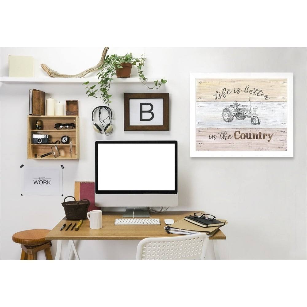 White Framed Print 18x24 Z787959
