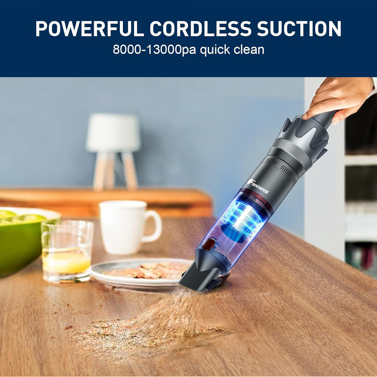 Cordless Portable Handheld Vacuum Cleaner V77319