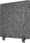 Clamp-On Acoustic Desk Divider Privacy Panel F76155