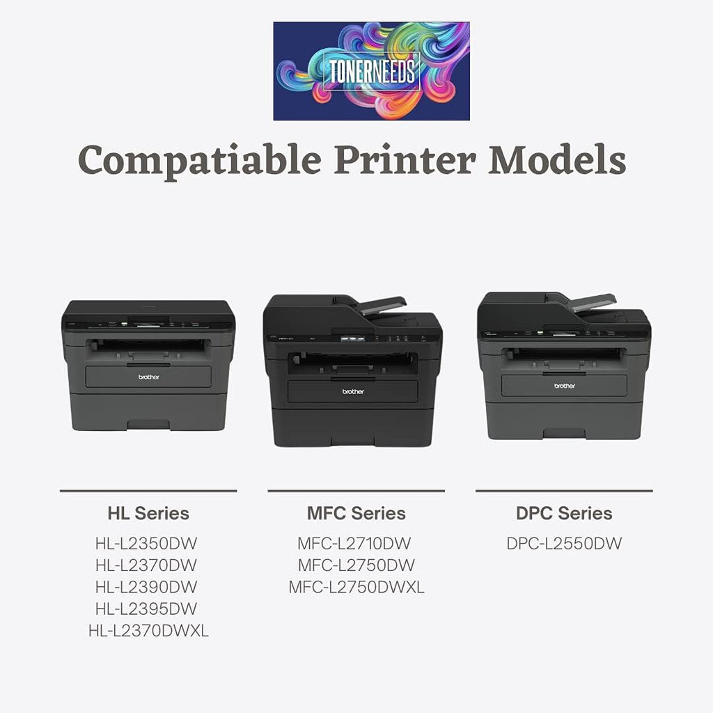 Compatible Brother TN760 Black Toner Cartridge 4 Pack J88980