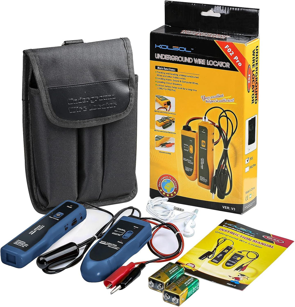 Underground Wire Locator Cable Tester with Rechargeable Battery L153