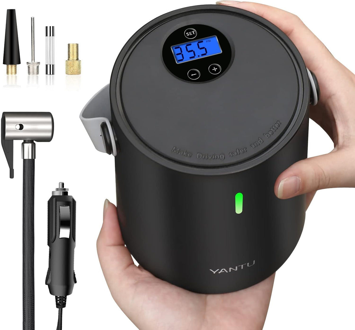 Portable Rechargeable Cordless Electric Air Compressor Tire Inflator W362673