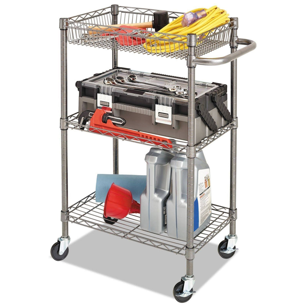 3-Tier Wire Rolling Cart U63949