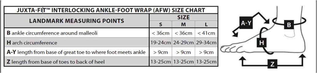 Ankle Foot Wrap Small H3926