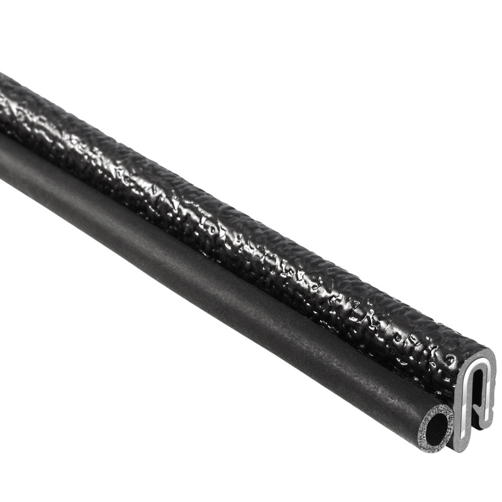 PVC EPDM Rubber Trim Seal with Side Bulb, 25' Length Y910