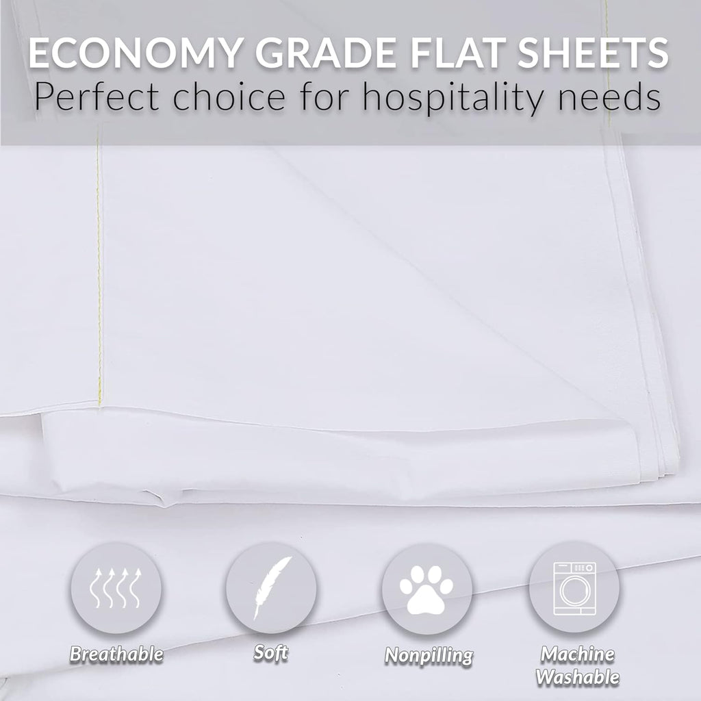 White Flat Sheet P143