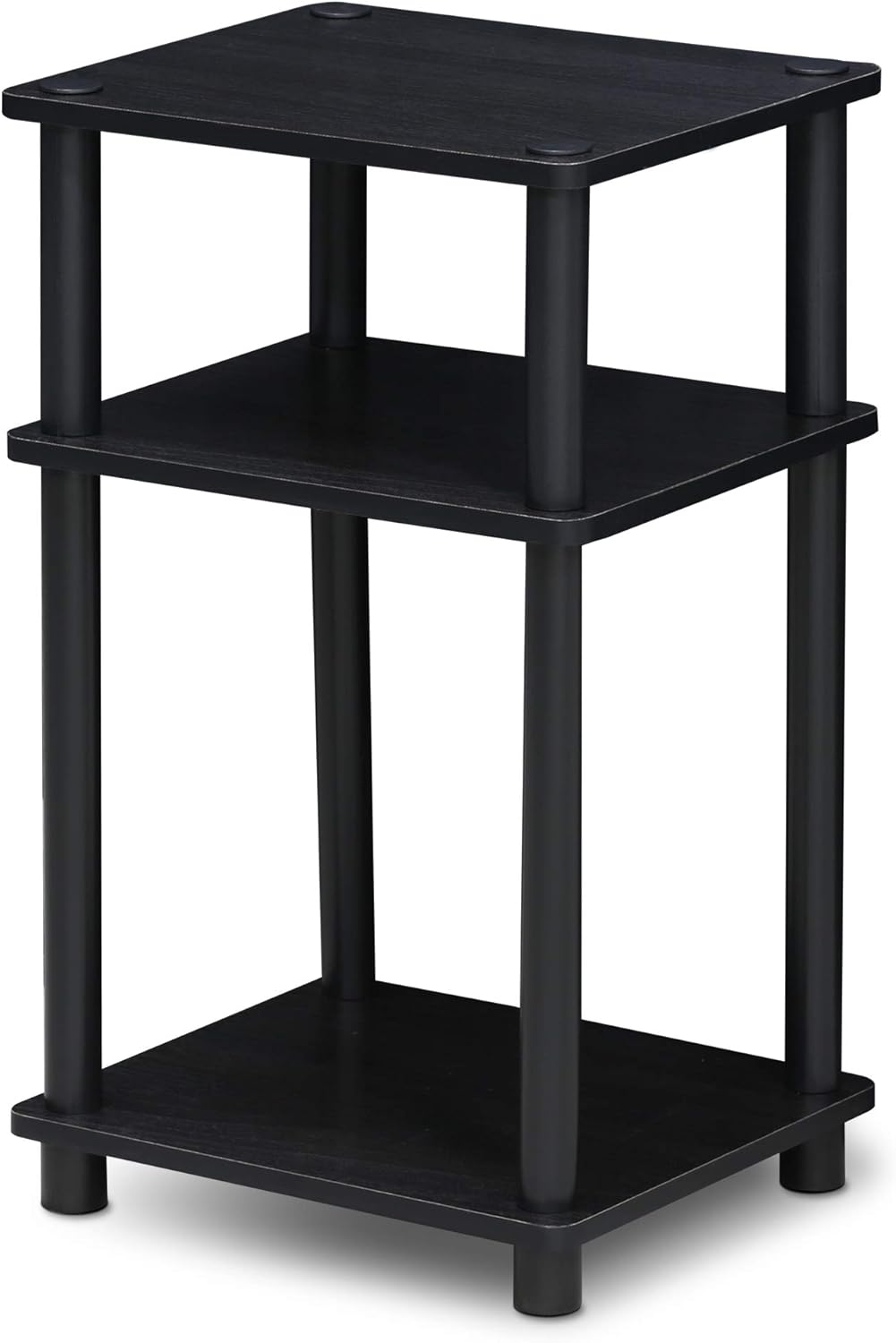 3-Tier End Table, 1-Pack, Americano/Black & Simplistic End Table, Espresso/Black H75161