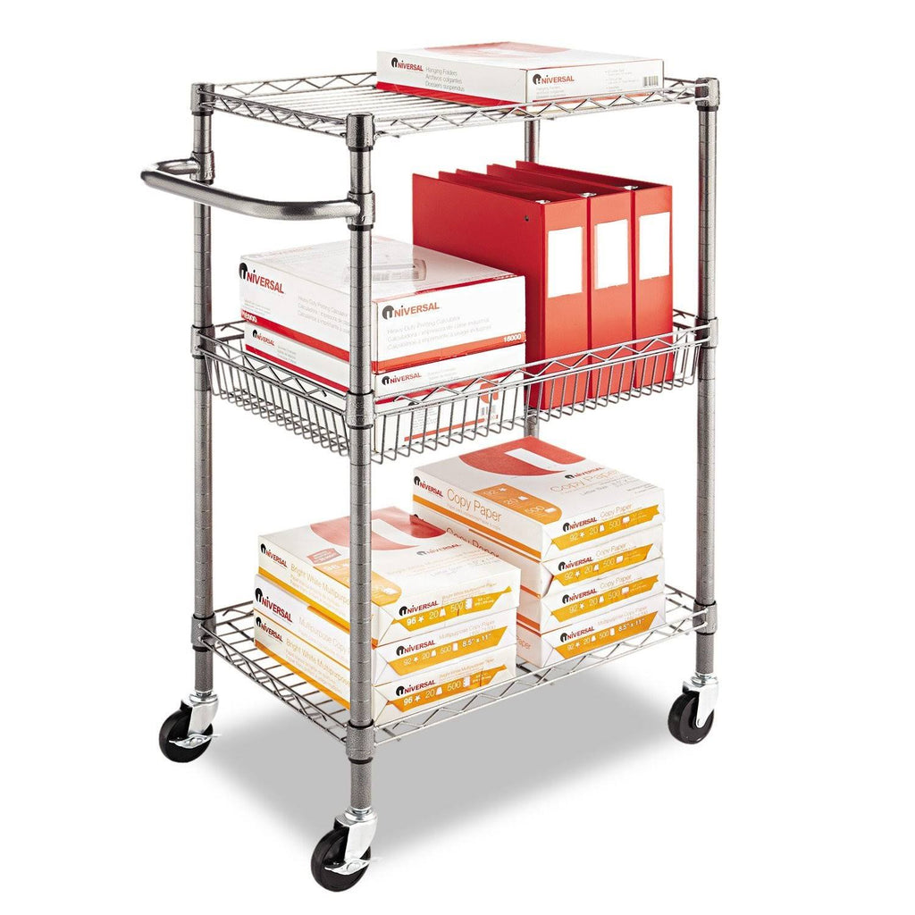3-Tier Wire Rolling Cart U63949