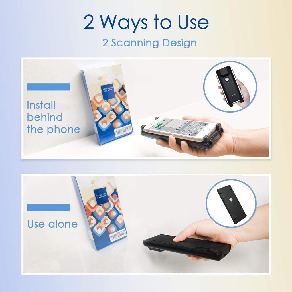 2D Wireless Barcode Scanner with Adjustable Back Clip Z407